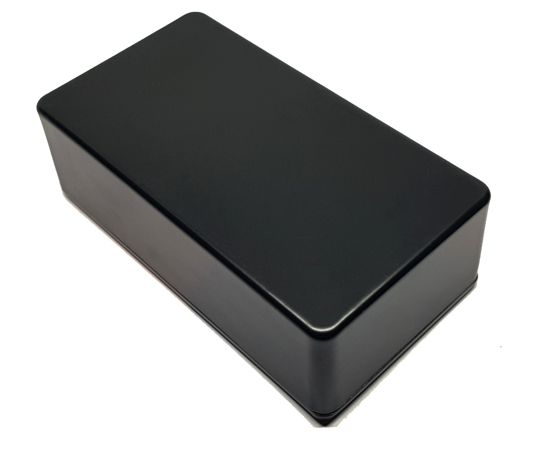 125B Diecast Aluminium Project Enclosure - Black - Click Image to Close